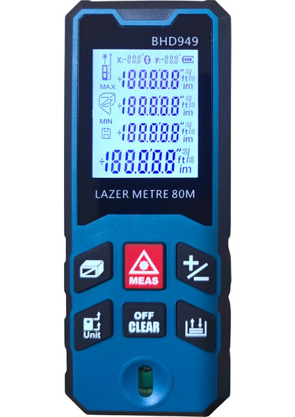 B.h.d. BHD03 360° 16 Lens Şarjlı Yeşil Lazer Hizalama ve 80MT Lazermetre Çantalı Set modelleri