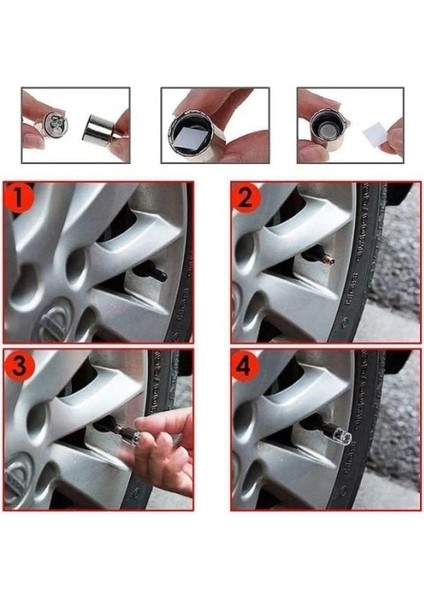 Işıklı Bisiklet Araba Sibop Kapağı 2 Adet indirimleri