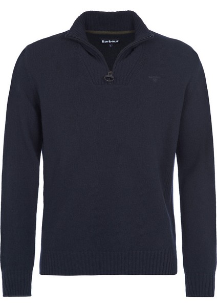 Essential Lambswool Half Zip Kazak NY71 Navy fiyatları