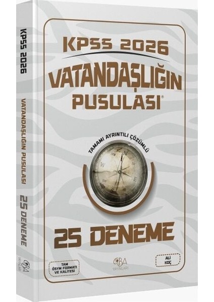 2026 Kpss Vatandaşlık Vatandaşlığın Pusulası 25 Deneme Çözümlü