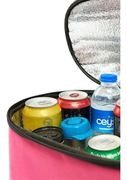 Yalıtımlı Termos Çanta, Omuz Askılı, Içecek Taşıma Soğutucu Çanta, Mavi fırsatları