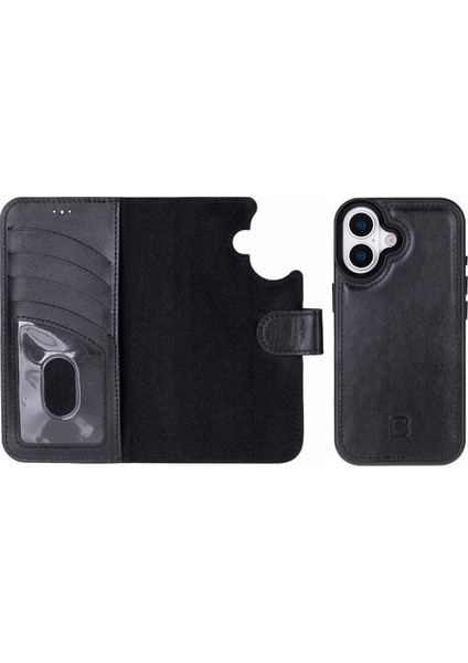 iPhone 17 Uyumlu Hakiki Deri Magsafe ve Rfıd Koruma Özellikli Çıkarılabilir Cüzdanlı Kılıf modelleri