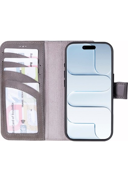 iPhone 17 Uyumlu Hakiki Deri Magsafe ve Rfıd Koruma Özellikli Çıkarılabilir Cüzdanlı Kılıf fırsatları