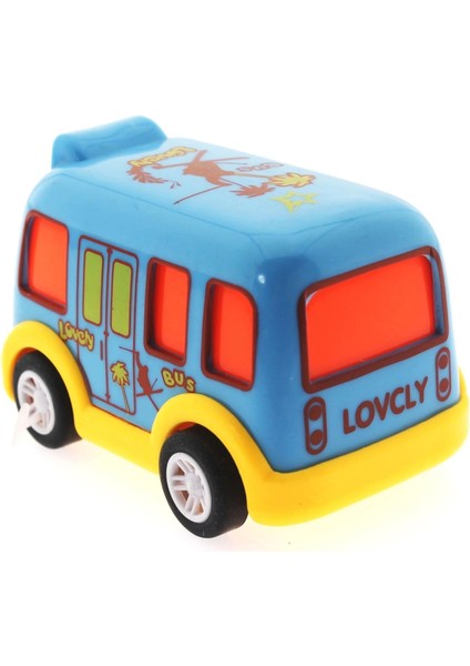 Çek Bırak Mini Sevimli Mavi Otobüs modelleri