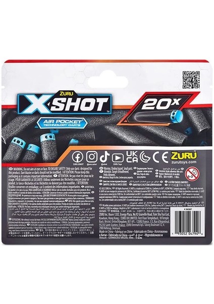 36587 Zuru x Shot Silah 20 Li Yedek Paket fiyatları