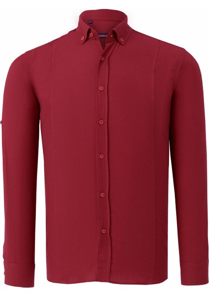 Dörtlü Set G721 Dewberry Erkek Gömlek-Siyah-Beyaz-Lacivert-Bordo indirimleri