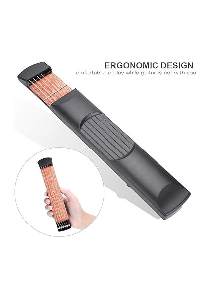 Gitar, 6 Telli 6 Perdeli Cep Gitar Maun Klavye Acemi Için Hızlılık Eğitim Aracı fiyatları