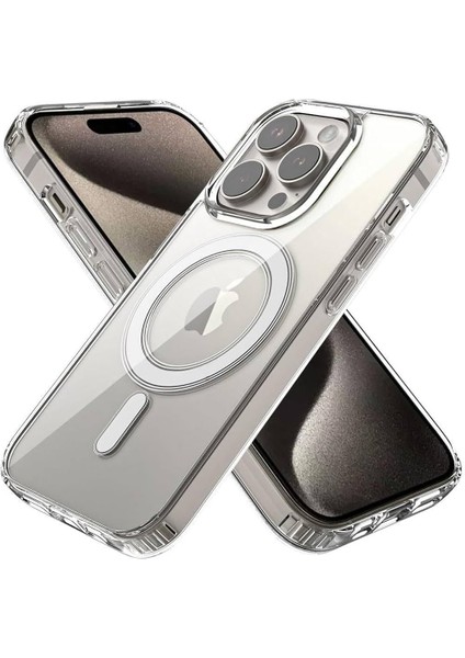 Iphone 14 Pro Uyumlu Şeffaf Magsafe Kılıf