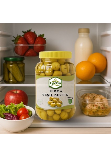 Domat Kırma Yeşil Zeytin 1 kg – Ege’den Sofralık Doğal Lezzet indirimleri