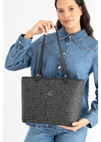 Benetton Kadın Kol Çantası Siyah BNT1646