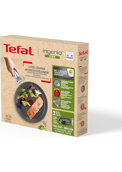 Ceramic Renew Indüksiyon Tabanlı 3 Parça Tava Seti indirimleri