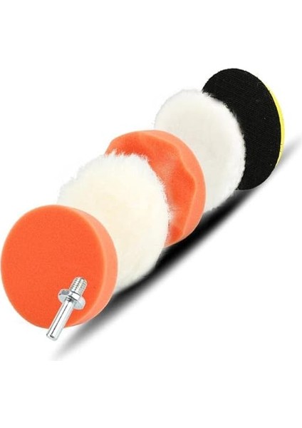 6 Parça 12.5cm Battal Boy Oto Pasta Cila Polisaj Seti indirimleri