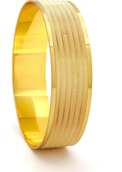 Iitasyon Altın Kaplama 1,5 cm Trabzon Model Bilezik BLZ-3123