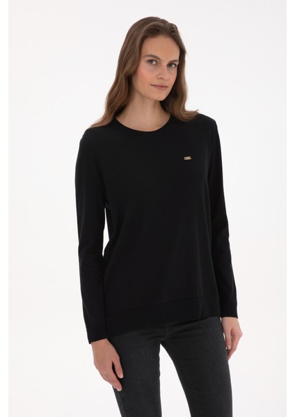 Kadın Siyah Kazak /triko 50313579-VR046 modelleri