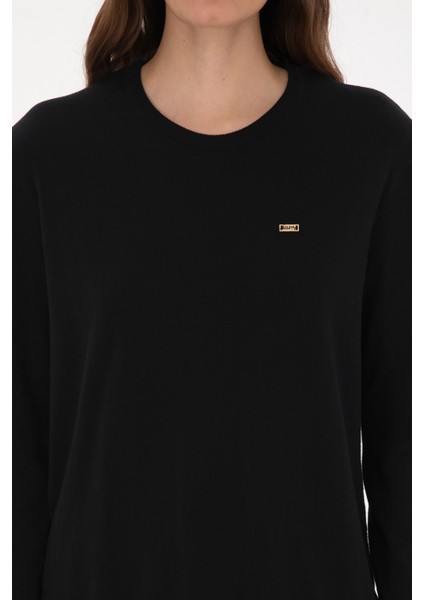 Kadın Siyah Kazak /triko 50313579-VR046