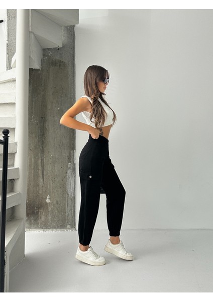 Kadın Paça Lastik Kargo Cep Keten Mom Pantolon fiyatları
