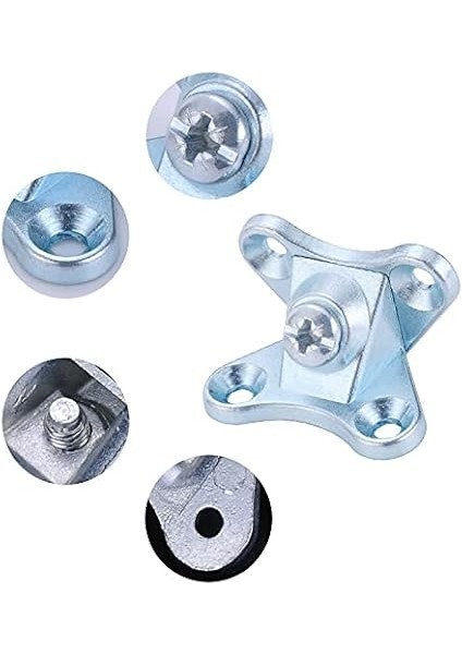 Ft Açılı Birleştirme Aparatı T Bağlantı Zamak Çinko 10 Adet modelleri