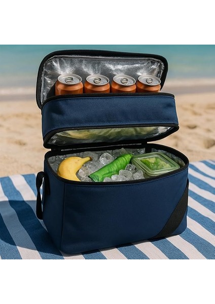 Buzluk Çanta Piknik Yemek Taşıma Çantası 22 Litre Beslenme Sırt Termoslu Termo Kamp Soğutucu Termos Isı Yalıtımlı Soğuk Tutucu Tutan Soğutucu Çanta