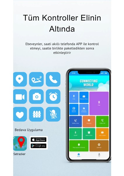 KT01 Mini Tasarım Akıllı Çocuk Saati
