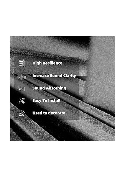 12'li Paket Kendinden Yapışkanlı Geçirmez Köpük Paneller, 12 x 12 x 2 Inç Akustik Köpük, Duvar, Ev, Stüdyo Için fiyatları