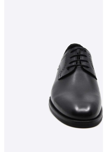 Hakiki Deri Siyah Klasik Erkek Ayakkabı 9849 100