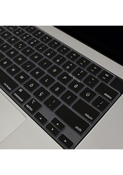 MacBook Uyumlu Klavye Koruyucu Siyah Türkçe Q Baskı Silikon Ultra Ince Us Ingilizce Enter Toz ve Sıvı Koruma modelleri