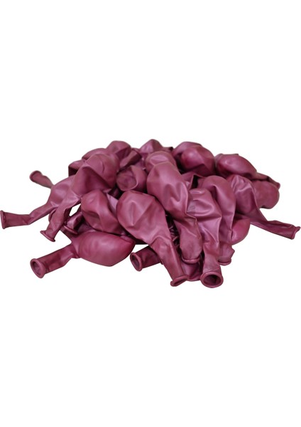 15'li 12 Inç Krom Balon Seti Pembe - Metalik Parlak Parti ve Dekor Balonları modelleri