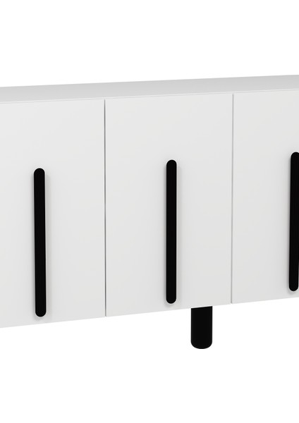 8196KB150-128CT Konsol ,tv Ünitesi Beyaz-Siyah indirimleri