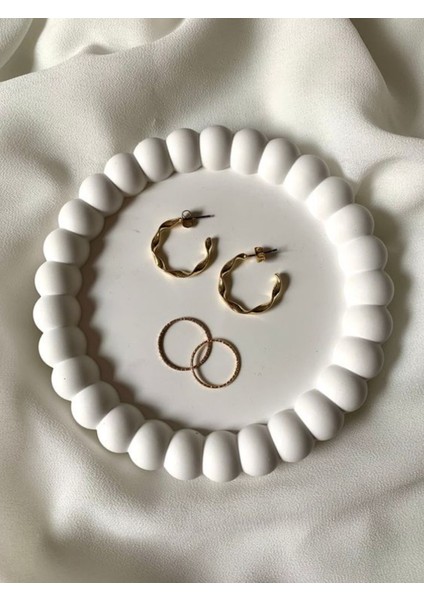 Mini Inci Dekoratif Beton Tabak