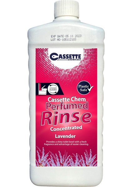 Karavan Tekne Tuvalet Kimyasalı Perfumed Rinse Concentrated Kasetli Portatif Tuvalet Koku Giderici