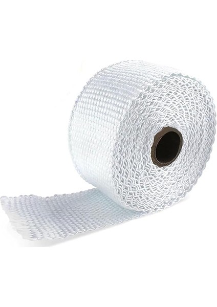 Cam Elyaf Egzoz Sargısı Yanmaz Bant Sıcaklık Önler Bant 3 mm x 3 cm 5 Metre