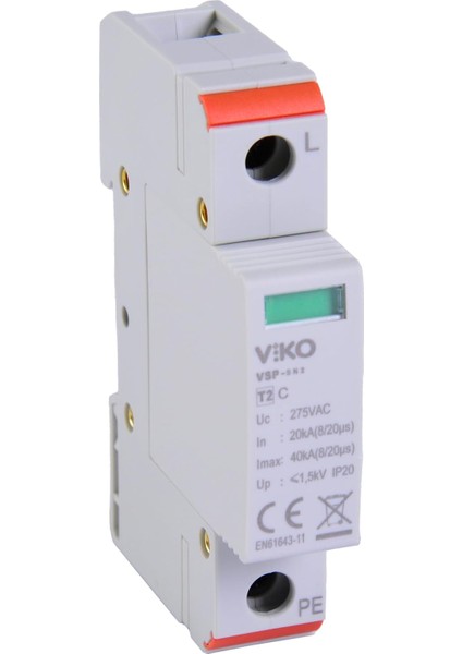 Vsp-1/40/c Modüler 40KA 1kutup C Tip