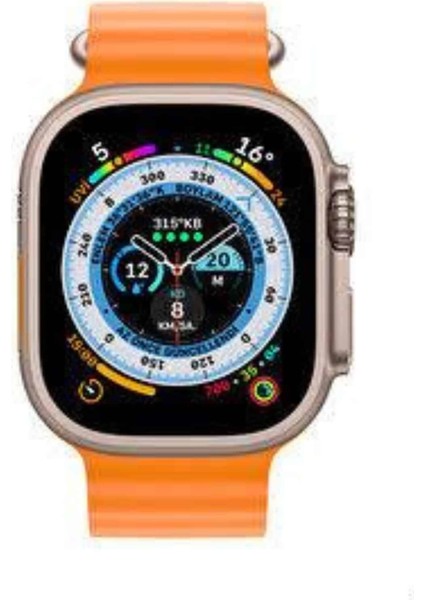 Akıllı Saat Amoled Ekran Bluetooth Bağlantılı Özel Tasarım Unısex