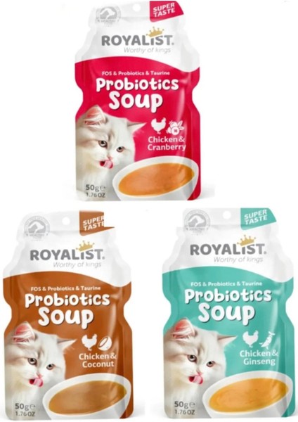 Probiotics Soup – Probiyotik Destekli Lezzetli Kedi Çorbası | 50G