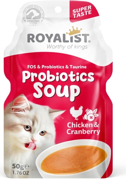 Probiotics Soup – Probiyotik Destekli Lezzetli Kedi Çorbası | 50G fırsatları