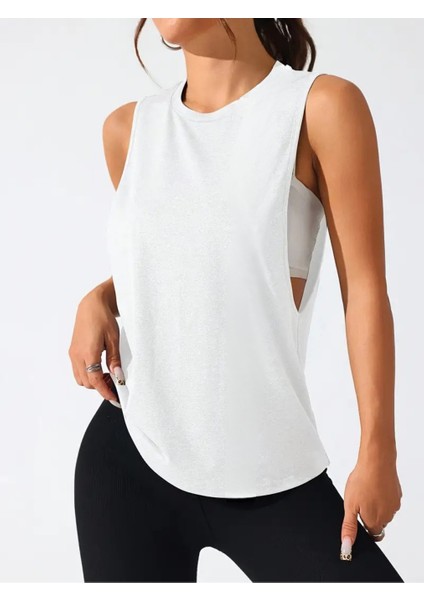 Spor Kumaş Fitness Atleti Gym - Tank Top Sporcu Atleti Koşu Atleti Ter Tutmaz Kumaş