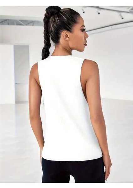 Spor Kumaş Fitness Atleti Gym - Tank Top Sporcu Atleti Koşu Atleti Ter Tutmaz Kumaş