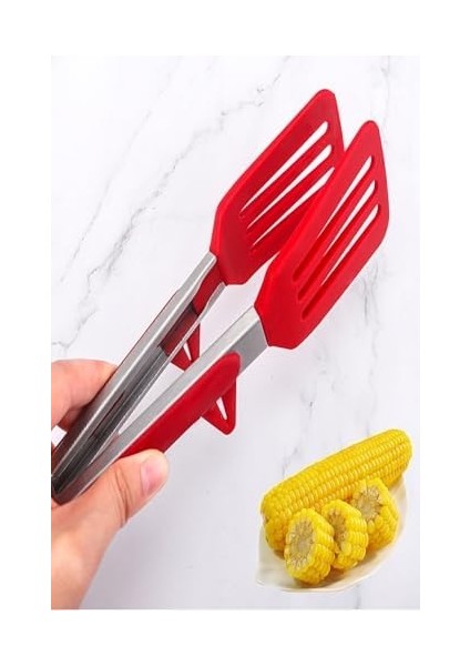 Clavis Metal Saplı Kilit Sistemli Smart Silikon Maşa Kırmızı fiyatları