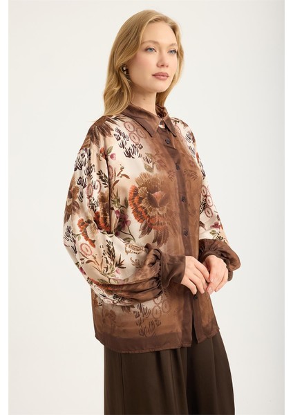 Çiçek Desenli Gömlek modelleri