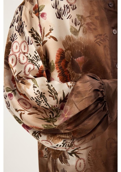 Çiçek Desenli Gömlek fırsatları