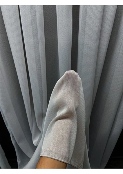 Su Yolu Üsküdar Tül Perde 1/3 Sık Pileli Ütü Istemez Dayanıklı