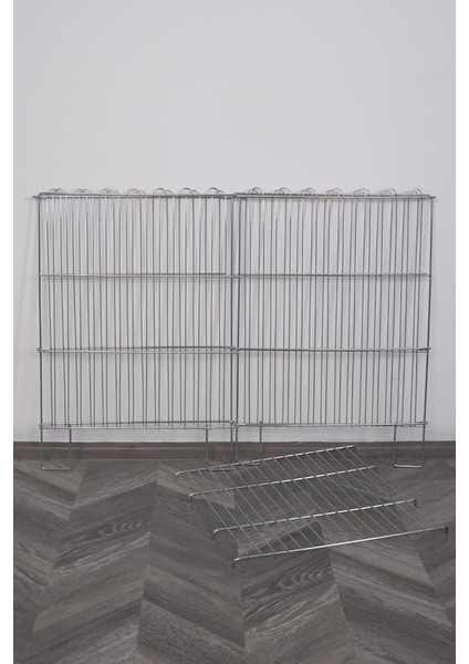 53*53 Katlanır Ekonomik Krom Sepet