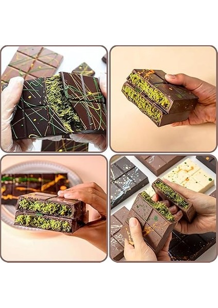 2 Adet Dubai Çikolatası Kalıbı, Büyük Boy, Silikon Bölmeli Kalıp, Bpa Free, Gıdaya Uygun, Esnek, Kolay Çıkarılabilen Çikolata Kalıbı indirimleri