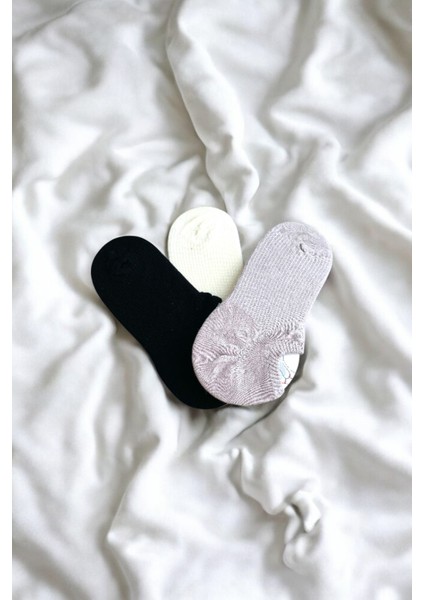 Kadın 3 Adet Yüksek Kalite Görünmez Sneaker Çorap Seti fiyatları