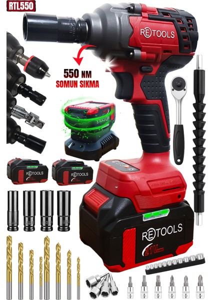 Bordo 550 Nm Torklu Somun Sıkma