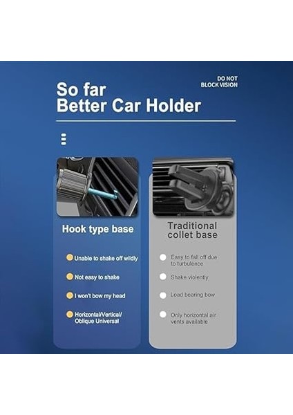 Araç/otomobil Içi Telefon Tutucu Yeni Nesil Kalorifer Peteği/havalandırma Mazgalları/klima Boşluğuna Uygun Telefon Tutucu Yeni Şık Tasarım Iphone 11-16 Pro Max Uygun Tutucu S24-S25 Uygun Tutucu modelleri