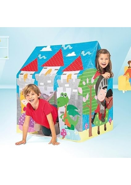 45642 Kale Desenli Oyun Çadırı 95X75 Cm, Su Sporları, Plaj Malzemesi, Şişme Ürün, Yüzme Aksesuarı, Kamp, Dalış, Güvenlik modelleri