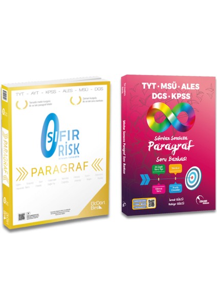 2026 Paragraf Seti ( 345 Paragraf Sıfır Risk Soru Bankası Sıfırdan Sonsuza Paragraf Soru Bankası )
