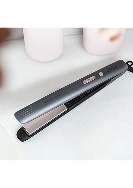 Cecotec Bamba Ritualcare 890 Titanium Saç Düzleştirici, Titanyum Plakalar, 140-200°C Isı Ayarı, Otomatik Kapanma, 3 M Kablo, Silikon Plaka Koruyucu