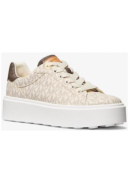 Romey Two-Tone Logo Platform Sneaker